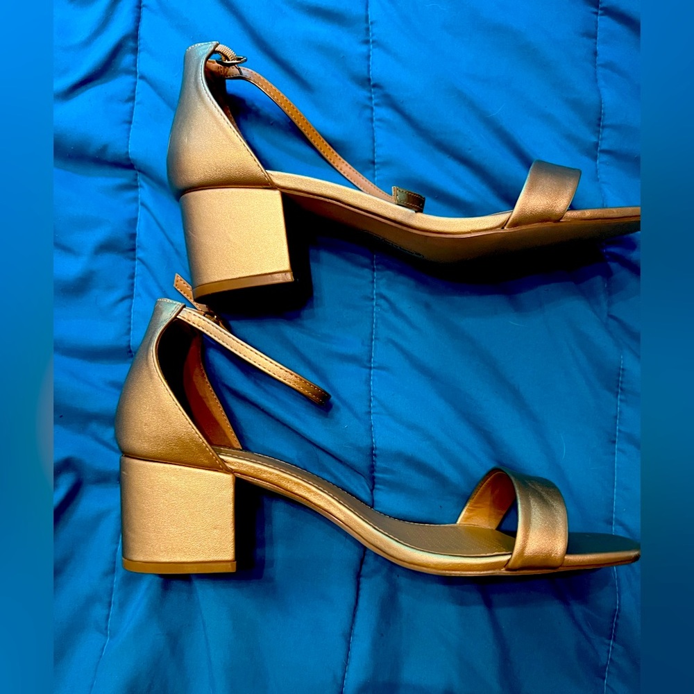 Brand new gold size 12 heels